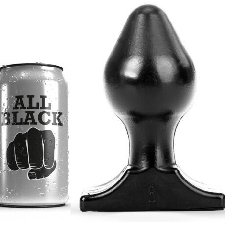 ALL BLACK - PLUG ANALE 16X8 CM