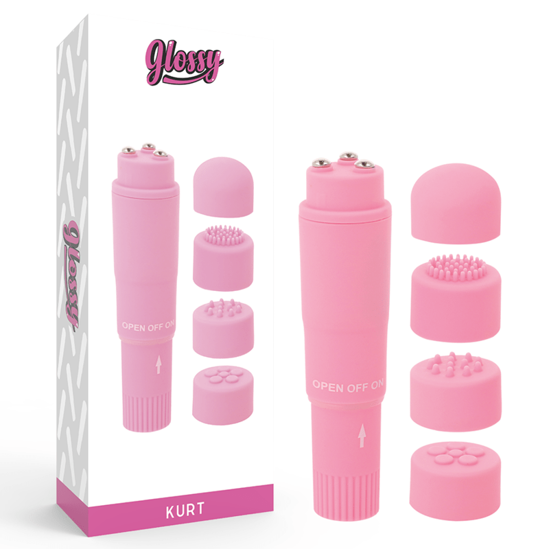 GLOSSY - MASSAGGIATORE POCKET KURT ROSA