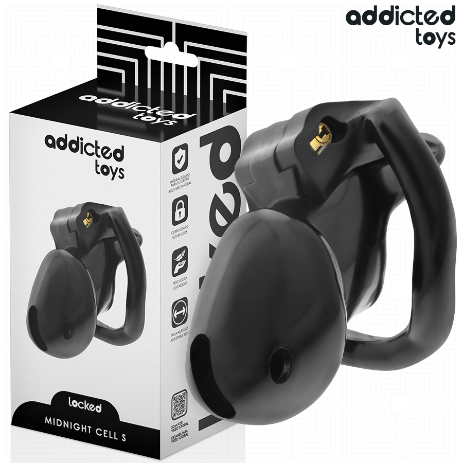 ADDICTED TOYS LOCKED- MINDNIGHT CELL GABBIA PER PENE TAGLIA S 4.8 CM